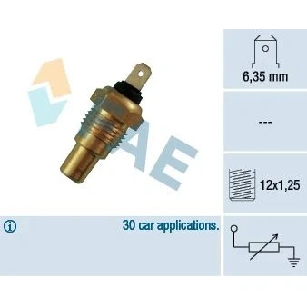 Bilde av Kjølevæsketemperatursensor, nissan almera tino, micra ii, primera, primera hatchback, traveller, 25080 70J00, 4E0 827 552 B,
