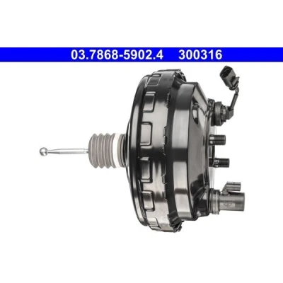 Bilde av ATE 03.7868 5902.4 Bremsekraftforsterker 10, 8 T52 Tandem pneumatisk