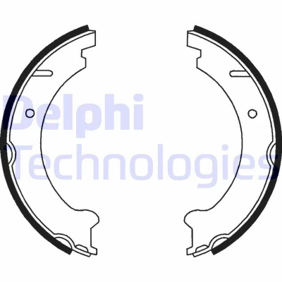 Bilde av DELPHI LS1781 Handbromsbackar VOLVO: V70 I, 850 Sedan, S70