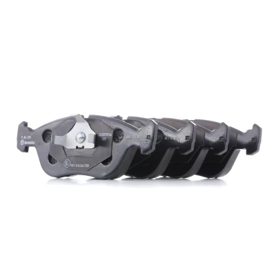 Bilde av BREMBO P 86 013 Bremseklosser klargjort for slitasjeindikator med kolbleklips uten tilbehør VOLVO: V70 I, 850 Stasjonsvogn, C70 I Coupé