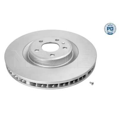 Bilde av MEYLE 483 521 0014/PD Bremseskiver venstre, framaksel 350 34 5 112 ventilert, med sliss Sink lamell belagt høy karbon PORSCHE: Macan